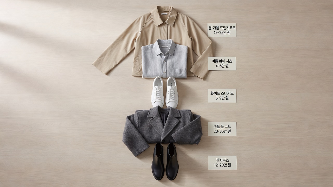 30대 데이트룩 완성에 필요한 계절별 아이템 5가지